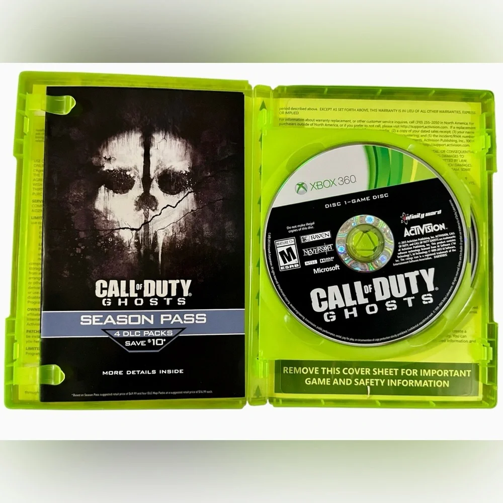 Xbox 360 Call of Duty Lot (4 Games) – Black Ops, MW3, Ghosts, Advanced Warfare